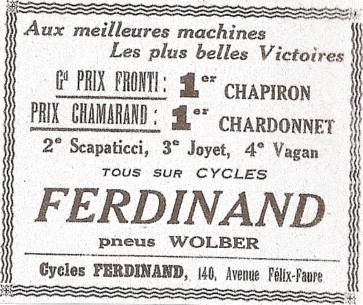 CYCLES FERDINAND LYON