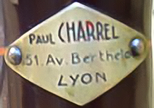 plaque propriété PAUL CHARREL