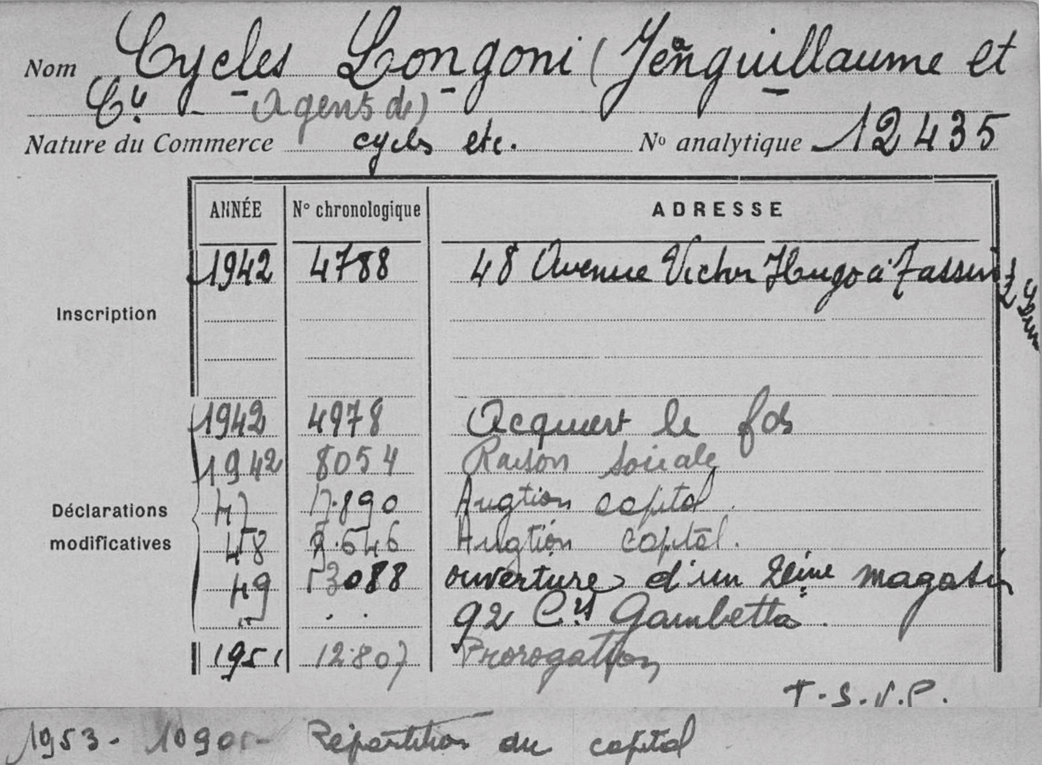 fiche commerciale socité LONGONI