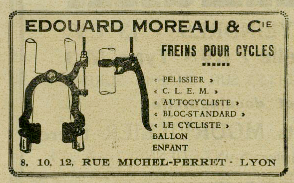 Freins CLEM Édouard Moreau - 1931